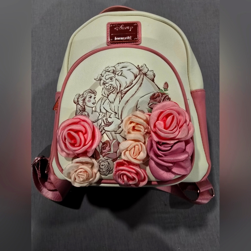 Beauty and the beast loungefly mini backpack